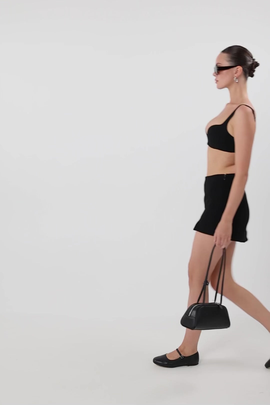 Mini Skirt with Slits — Sola Drop