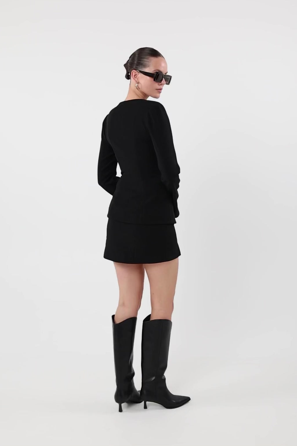 Fitted Blazer with Zippers — Sola Drop