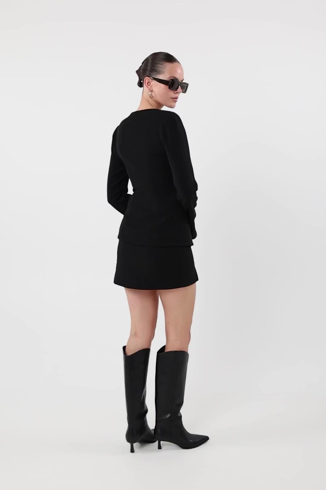 Fitted Blazer with Zippers — Sola Drop